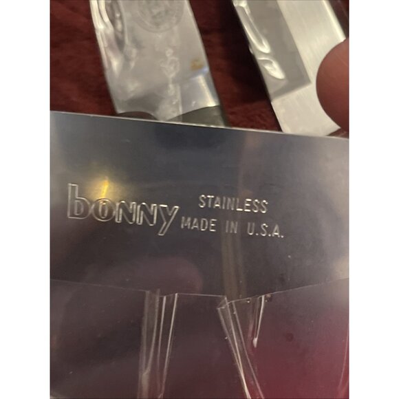 Vintage Kitchen Knife/misc. Lot of 9 Wood & Plastic Handles , Fork, Chop, Slice - Picture 16 of 16